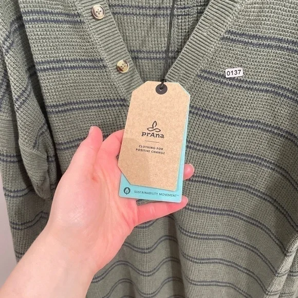 PRANA Milani Henley Dress Size Medium NWT - Picture 9 of 10